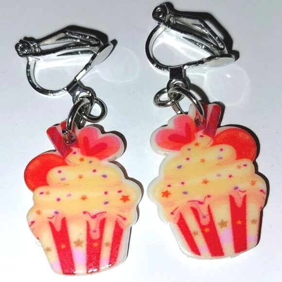 Super cute girls clip-on earrings - Picture 1 of 5